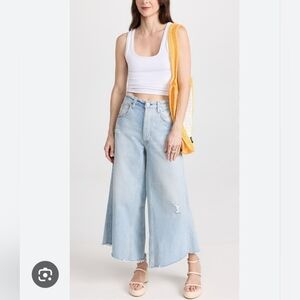 Citizens of Humanity Tessa Culotte Wide Leg Cropped Jeans